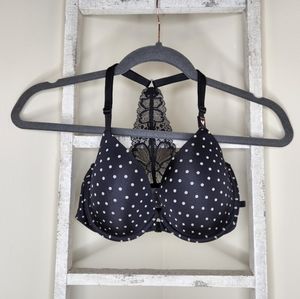 Victoria's Secret 32DD NWT polka dot lace racerback bra